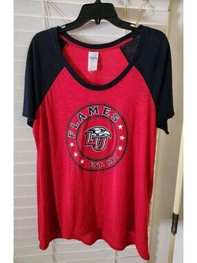 Liberty University Flames LU NCAA Women 2XL T Shirt